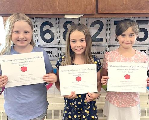 Legion Auxiliary Names Poppy Poster Winners