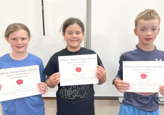 Legion Auxiliary Names Poppy Poster Winners