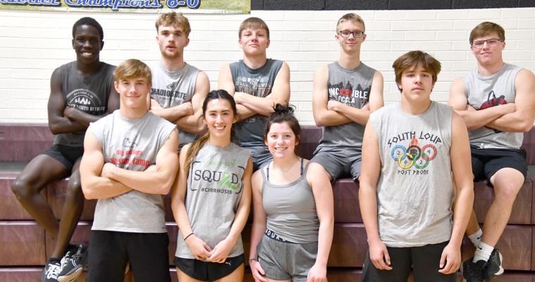 The senior class finished in second place in last week's 1-bounce volleyball tournament fundraiser. (Courier photos by Loleta Connell)