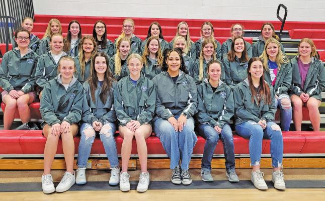 The 2022 South Loup Bobcats girls’ track team includes in the front row from left: Faith Bierman, Irelyn Rosfeld, Reagan Cool, Isabelle Stallbaumer, Heidi Donegan and Mya Weverka. Row two: Gracie Neth, Halie Recoy, Ava Pandorf, Josie Reiff, Delaynie Liable, Annalee Starr, Grace Bierman, Devin Peterson, Taylor Ross, and Maggie Birkel. Row three: Bryn Eggleston, Ella Cool, Ivy Tullis, Jazz Bechtold, Abby Stallbaumer, Riata Remund, Charli Vickers, Bryn Schwarz, Jessy Linden and Tahnna Nokes.