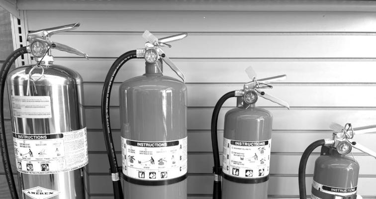 With the dry conditions and a potential for fires so high this harvesting season, it is a good idea to have a fire extinguisher close by.