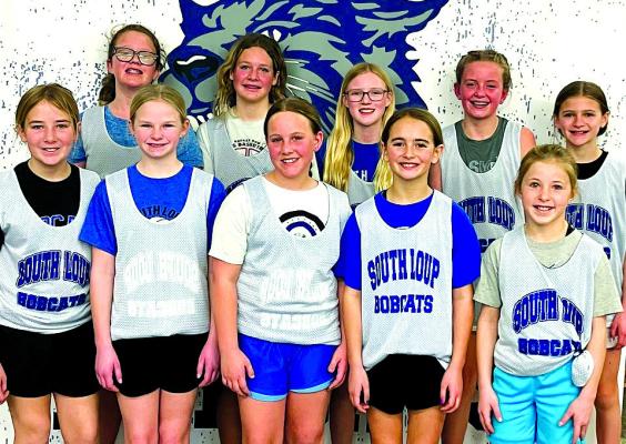 (5th-6th girls) Back row, from left: Paisley Witthuhn, Kora Dailey, Gracie Brennan, Berklee Preston, Amelia Pandorf; Front row: Rylee Trumble, Lauren Reif, Paityn Dailey, Georgia Guthrie, Lanae Weise. Not pictured: Addie Dalrymple. Coached by Robin Dailey and Kate Brennan (Photos courtesy Katie Weinman)