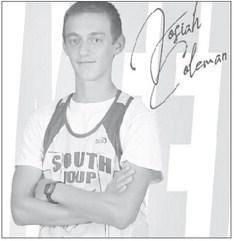 Josiah Coleman was the top finisher for the Bobcat cross country team at Chapman last week, earning himself a 6th place medal. (Photos courtesy CPS)