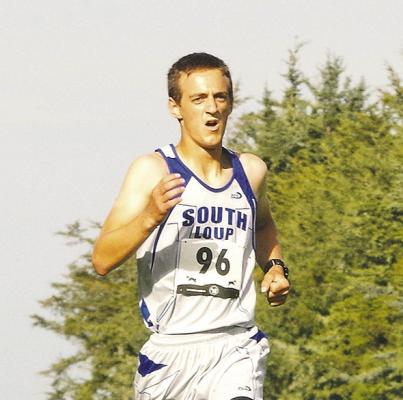 Josiah Coleman finished the district meet with the ninth-place medal. (Courier photos by Ronda McFate)