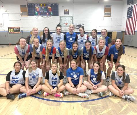 Members of the 2024-25 Lady Bobcats basketball team are front row, from left: Danielle Duponcheel, Erin Fitzgerald, Addi Stump, Tyra Brestel, Olivia Fitzgerald, Jimi Fletcher; Middle Row: Realta Leach, Jade Bierman, Rae Hagler, Asa Starr, Charli Pandorf, Ivy Tullis, Neltje Reiff, Evalynn Wonch; Back Row: Taryn Rohrbough, Kelynn Whittuhn, Miranda Tucker, Emma Stallbaumer, Kaygan Whittuhn, Bindi Peters, Delanie Weiman. (Photo courtesy Katie Arndt)