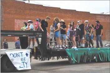 Students And Staff Show Their School Spirt in HOCO Parade