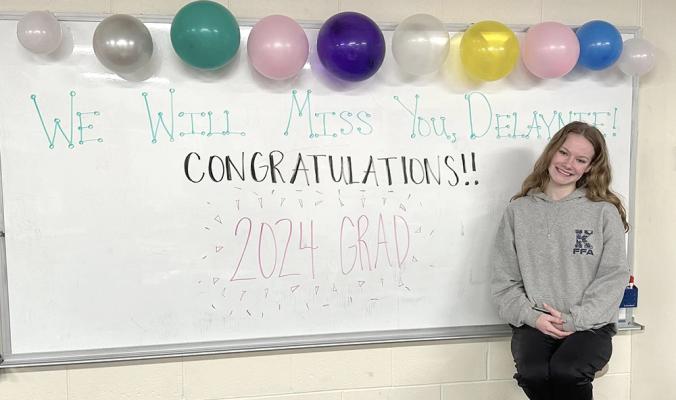 SENIOR SPOTLIGHT: Laible Shares Life Lessons Learned