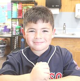 Kashton Ortiz: How do you cook a turkey? Maybe cook it on the grill and wait for 30 minutes and put some salt and pepper and some sauce on it. My favorite Thanksgiving dish is mashed potatoes and gravy, and some turkey. And if there’s any dessert I might have that.