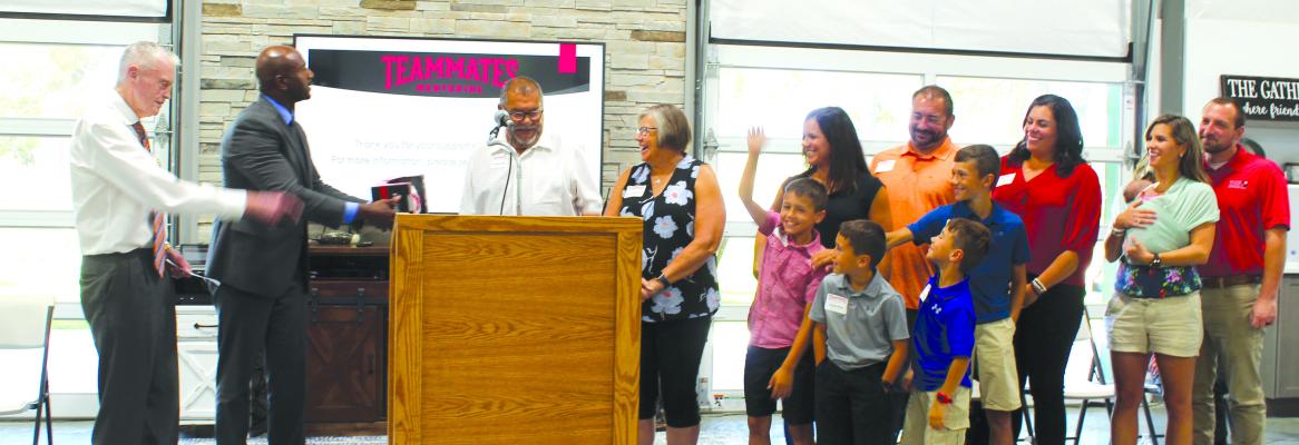 Baldonado Donation Boosts Area TeamMates Chapter