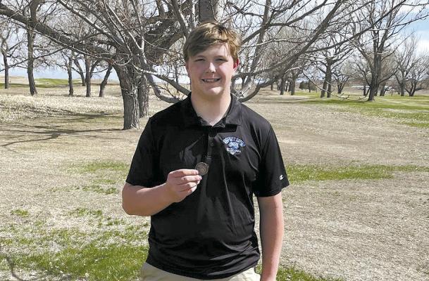 South Loup junior Joey Sallach had a new season best score of 95, and placed 10th at the Thedford golf tournament last week.