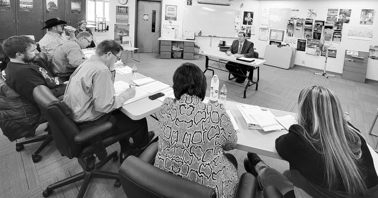 J.D. Furrow was one of three finalists to be interviewed by the Callaway school board for the superintendent position on Jan. 15. (Courier photo by Ellen Mortensen)