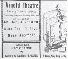 * The ads at right appeared in the July 16, 1975, Callaway Courier.