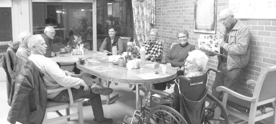The family Thanksgiving dinner at Callaway Good Life Center provided an opportunity for Bonnie Myers and her family to share a great meal and a time of reminiscing and sharing - what Thanksgiving is all about.