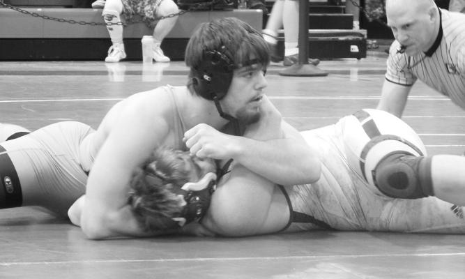 Dawson Doggett has his opponent in trouble.