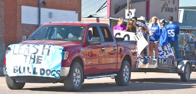 ABOVE: The Callaway High School senior class pose for a photo during the Homecoming parade in downtown Callaway on Friday, Oct. 4. The parade and pep rally preceeded the afternoon football game. Pictured below are a few photos from the Homecoming 2024 festivities. (Courier photos by Loleta Connell)