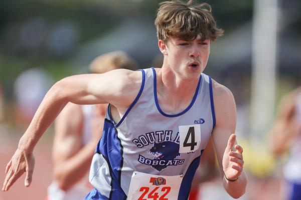 Cache Gracey returned home with three medals from the NSAA State Track & Field Championships in Omaha May 20-21. (Courier photo by Corbey Dorsey)