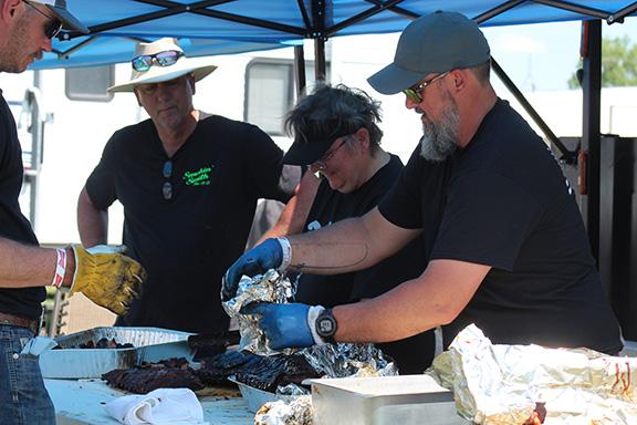 The grill masters of Smokin’ Smith hail from Gibbon, and the team took 3rd place overall on the day. 