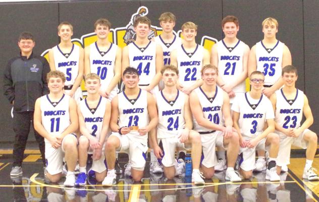South Loup finished in third place in the MNAC conference tournament last week. Team members include, front row, from left: Wacey Schultz, Tysen Schacker, Conner Paulsen, Harper Johnson, AJ Starr, Caleb McFate, and Elijah Cool; Back row: Taytum Wiese, Callan Witthuhn, Dylan Pandorf, Crew Witthuhn, Carter Wood, Ethan Furne, Malachi Neth, and Caleb Furrow. (Courier photos by Ronda McFate)