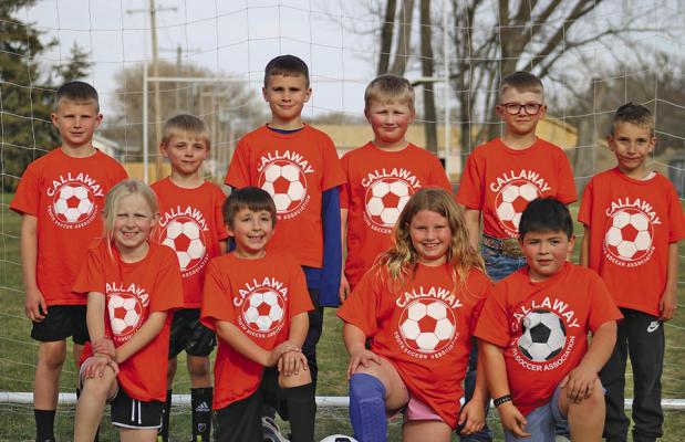 Members of the Tigers grades 1-3 team are, front row, from left: Hadley Brogan, Brecken Phelps, Rayna Blackburn, Kashton Ortiz; Back row: Sutton Dvorak, Breckenn Luebbe, Sawyer Dvorak, Wyatt Brogan, Taygen Boeser, Carson McDaniel. Not pictured: Coach Jodie, Coach Kaela, Freyja Nicholas, Jeremias Quinde.