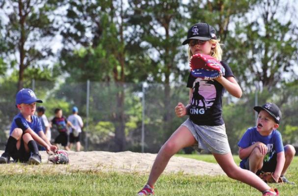 Callaway Kids Sliding Through Summer on the Field