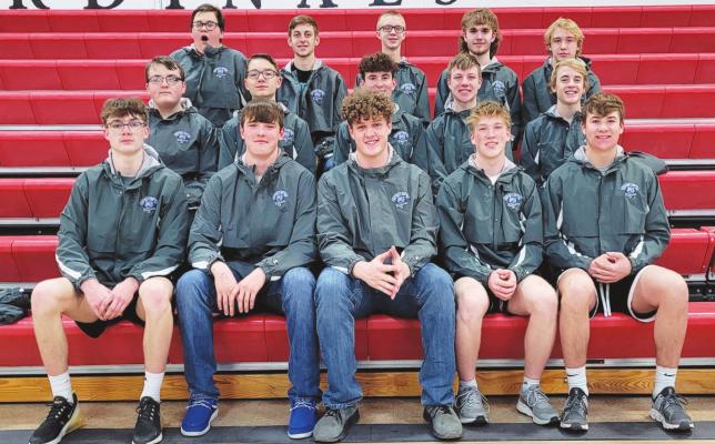 The 2022 South Loup Bobcats Track team includes in the front row from left: Cache Gracey, Rio Remund, Jacob Halstead, Trey Connell and Lance Jones. Row two: Brenden Streit, Logan Recoy, Kaden Paulsen, Dawson Mason and Ethan Furne. Row three: Jonathan Lamphear, Silas Cool, Caleb McFate, Harper Johnson and AJ Starr. The Bobcats are coached by Lane Chesley. (Photo courtesy of Debbie Connelly, Arnold Sentinel)
