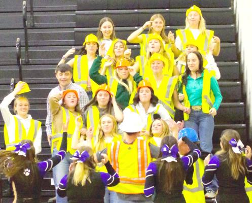 The South Loup student body did a great job all season of supporting their Bobcats!