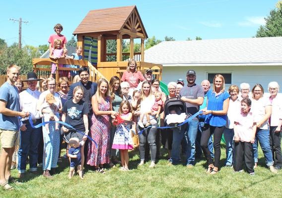 Community members and patrons gathered for the official ribbon cutting for 7 Valley Kids Daycare in Callaway on Aug. 27, 2023. (Courier file photo by Ellen Mortensen)