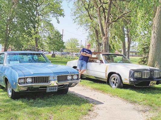 Lee Bruns is the organizer of the car show in Callaway being held Saturday, June 25 at Morgan Park. He invites everyone in the area to bring their vehicles or just come out and see them. (Courier Photo by Ellen Mortensen)