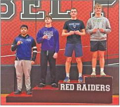 Paxton Bierman - 2nd Senior grappler Paxton Bierman took home silver at the Arcadia-Loup City Invite last Friday. (Photos courtesy of Callaway Public Schools)