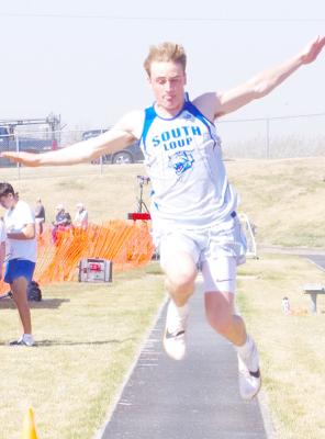 Ethan Furne jumped to a second-place medal in the long jump at the Rebel Invite last week.