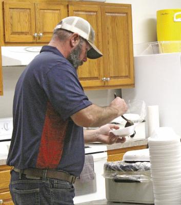 The Sons of the American Legion host an annual soup supper during the Callaway Christmas celebration on Dec. 3, serving a variety of homemade soups. (Courier photos by Ellen Mortensen)