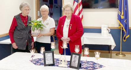 Rose Hirsch is a sister of Glen and Bryson Booker. She received a Gold Star because her brothers were killed in war. (Courier photo by Joslyn Reiff)