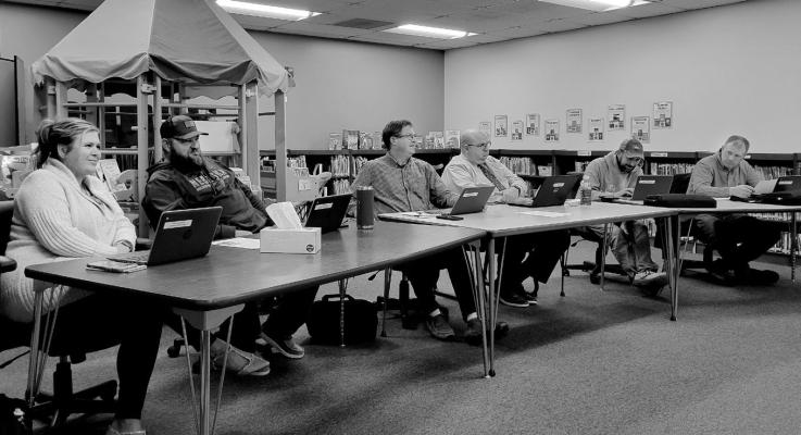 The Callaway school board met March 13, and after additional discussion did not proceed with plans to expand the preschool program next year. (Courier photo by Ellen Mortensen)