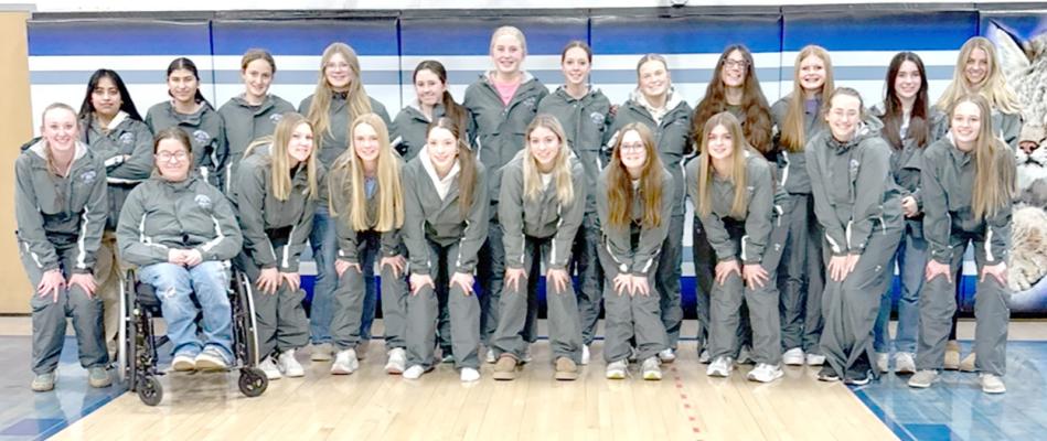 Members of the 2025 South Loup girls’ track team are, front row, from left: Delanie Weinman, Tillie Bollig, Tyra Brestel, Rae Hagler, Olivia Fitzgerald, Erin Fitzgerald, Natalie Trotter, Charli Pandorf, Brook Bierman, and Jade Bierman; back row, Sashalie Rivera, Sara Latiegue, Anna Coleman, Adalei Tullis, Jimi Fletcher, Emma Stallbaumer, Josie Lehmkuhler, Neltje Reiff, EvaLynn Wonch, Alley Jorgenson, Ivy Tullis, and Ella Cool. Not pictured: Asa Starr. (Photo courtesy South Loup Sports)