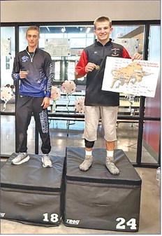 Josiah Coleman wrestled hard in the team’s first meet of the season last Friday, finishing with the silver medal at 120 pounds. (Photos courtesy CPS)