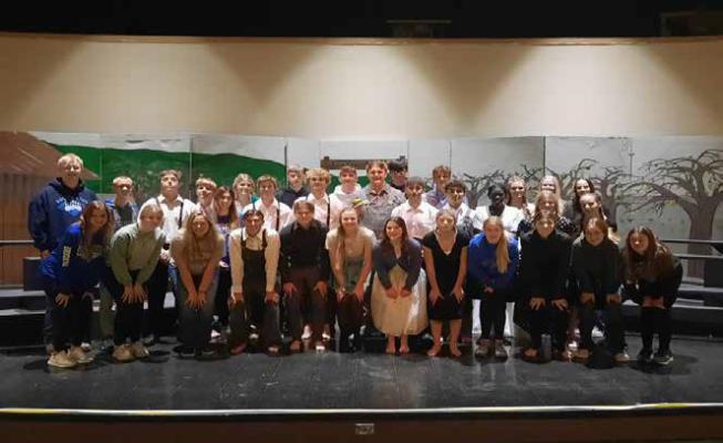 One Act Play season is getting underway, and this year's team is putting on a special haunted house to get warmed up for competition. Visit the actors and get spooked on Halloween night from 7-9 pm at the school. Courtesy Photo