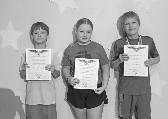Elementary Americanism Essay Award Winners
