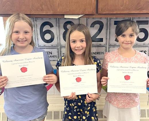 Legion Auxiliary Names Poppy Poster Winners