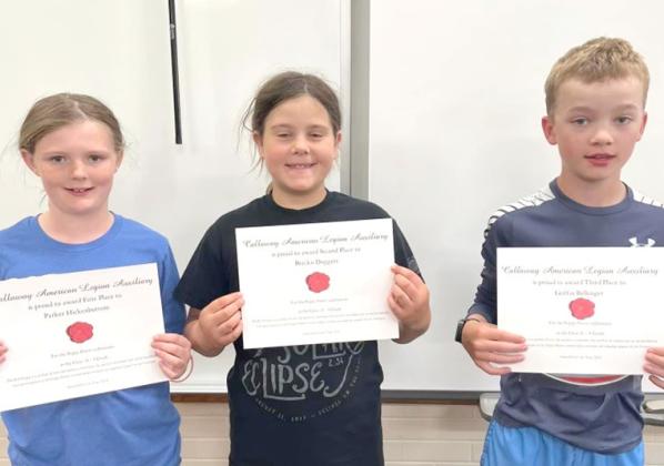 Legion Auxiliary Names Poppy Poster Winners