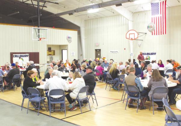 A large crowd was in attendance for the Celebrate Callaway event April 3 at the Community Center, where many new residents were introduced. (Courier photos by Ellen Mortensen)