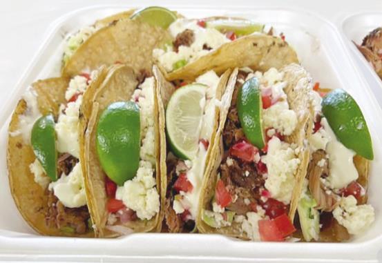 These tasty tacos were one of the items served to the judges for review in the specialty category of the bbq competition in Oconto on June 4.
