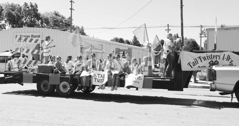 The Tail Twisters 4-H Club was awarded Best Dressed Float in the Pioneer Picnic parade.