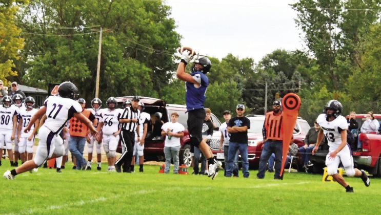 Senior Lance Jones comes up with a big catch across the middle to move the chains in action Friday afternoon at Callaway.