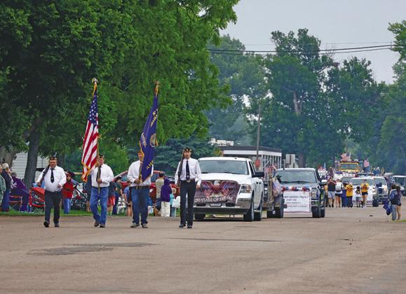 Callaway American Legion Post 59 led off the 2026 Pioneer Picnic parade on Saturday, June 27. The patriotic-themed parade paid tribute to America’s 250th birthday. (Photo courtesy Janel Brestel)