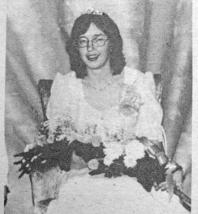 Teresa Dodge was crowned F.H.A Sweetheart Friday evening. Her escort was Steve Axtell.