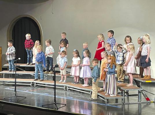 Callaway Pre-K Through Sixth Grades Entertain Audience