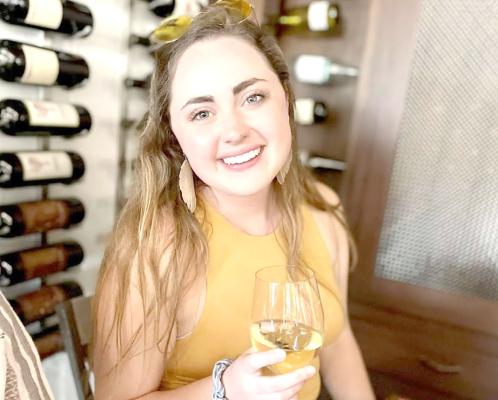 Lucy Kimball has returned to her hometown of Callaway and is using her education and her passion in the wine industry. She has started a local vineyard which she hopes to develop over the years to benefit the community she loves. (Photo courtesy Lucy Kimball)