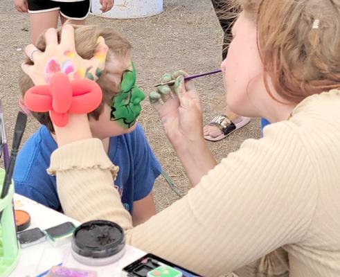 Face painting is always a popular activity during the Kite Flight event, and will be returning this year. (Courier file photo)