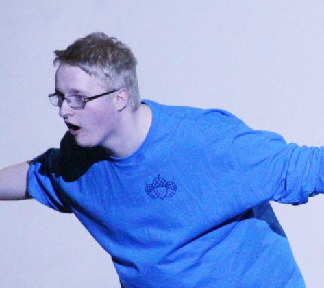 Chad Dishman’s entertainment speech on why school is useless had the audience at speech night laughing out loud.