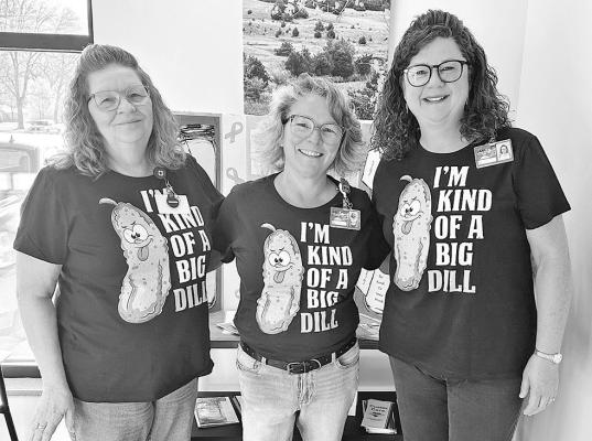 Members of the Callaway District Hospital's Senior Life Solutions team include, from left, Jerri Phillips - Therapist, Kelly Herbig - Registered Nurse/Program Director, and Janel Brestel - Office Patient Coordinator. (Photo courtesy Senior Life Solutions)